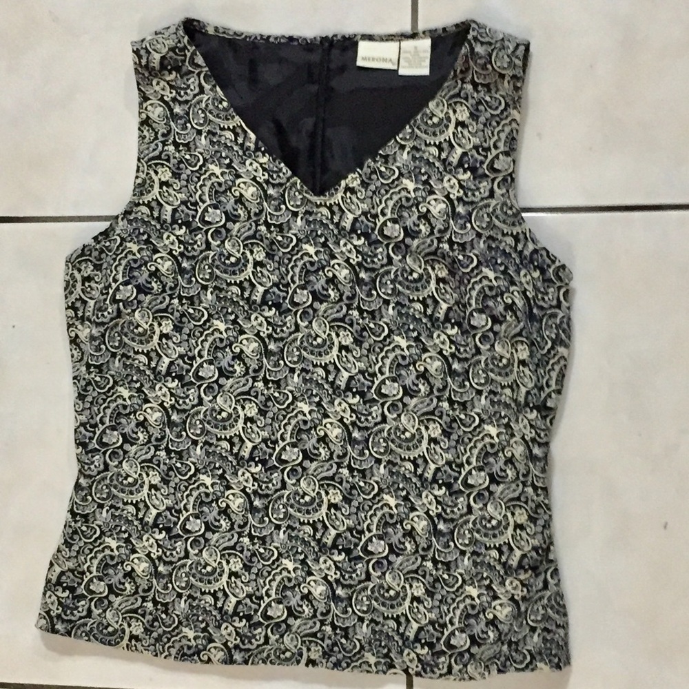 Merits silk vest, size S